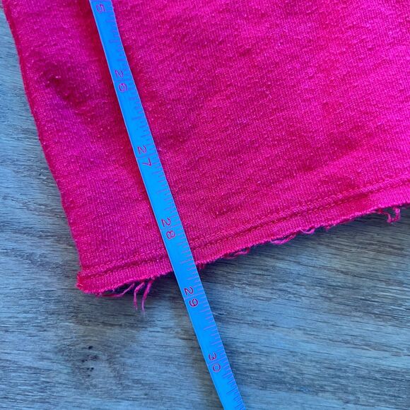 PINK Victoria's Secret Sweatpants Size XS Red/Blue Stripe Fleece Wide Leg - Picture 10 of 13